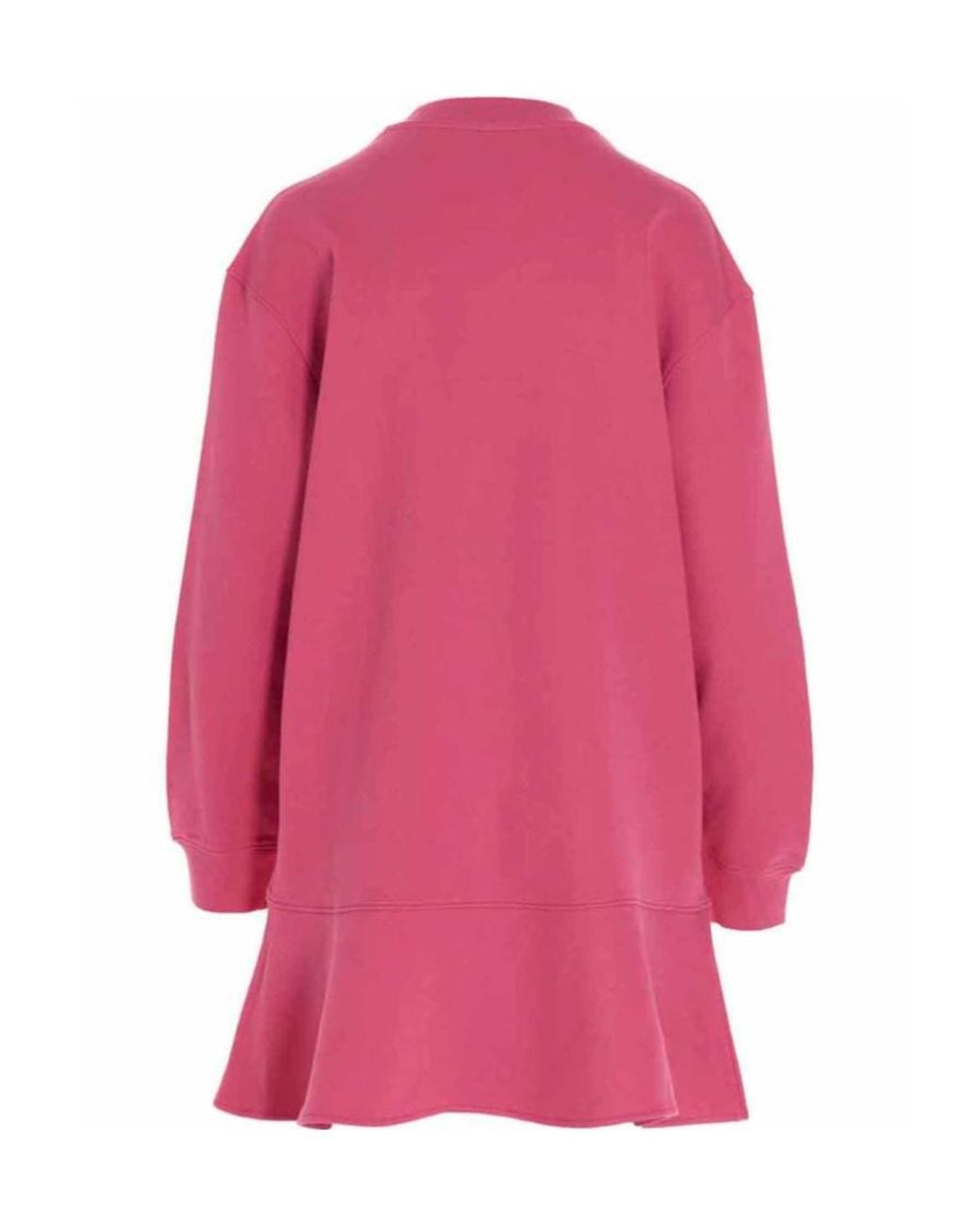 Moschino Pink Teddy Bear-Print Sweatshirt Dress