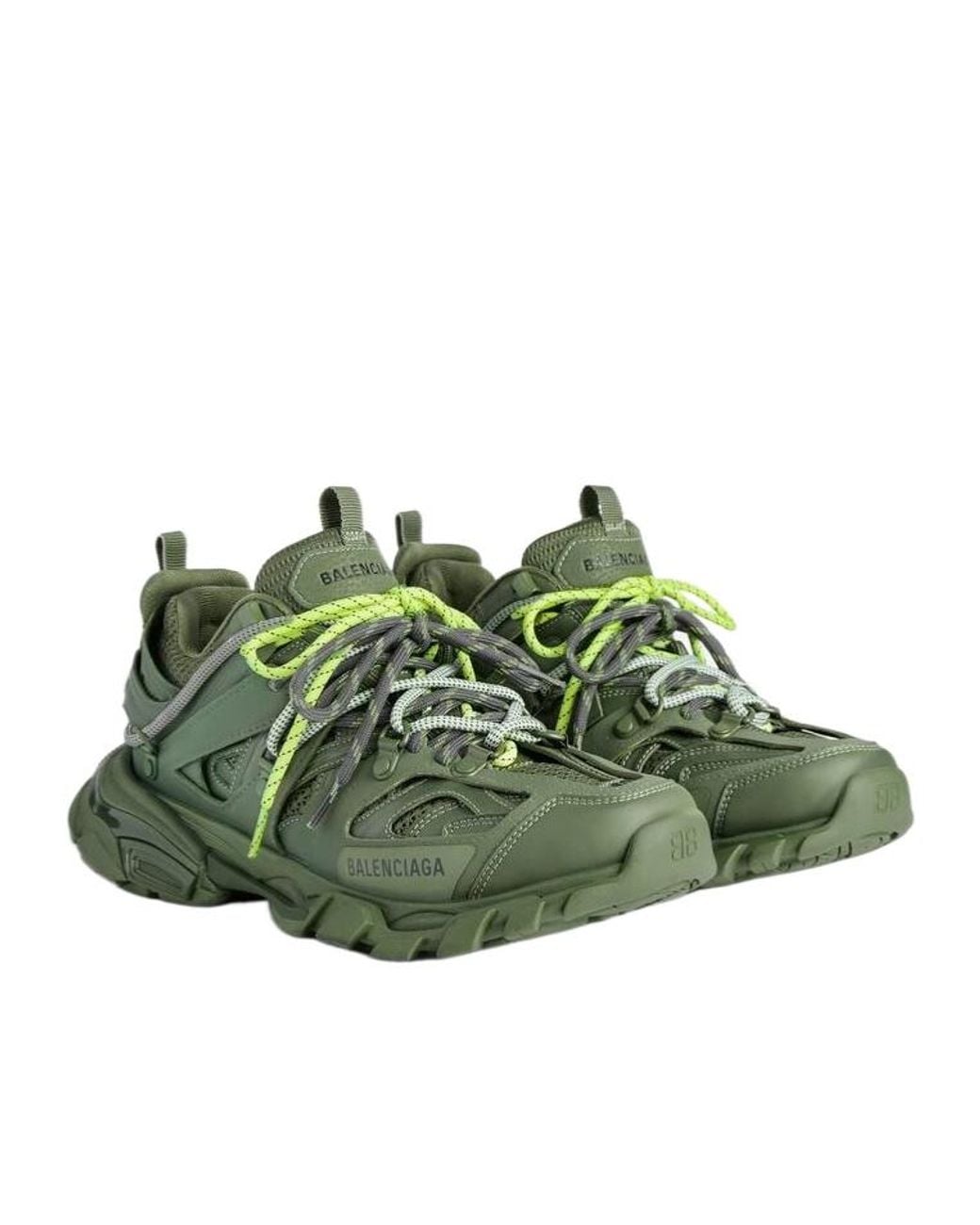 Balenciaga Green Track Trail Laces Sneaker for men