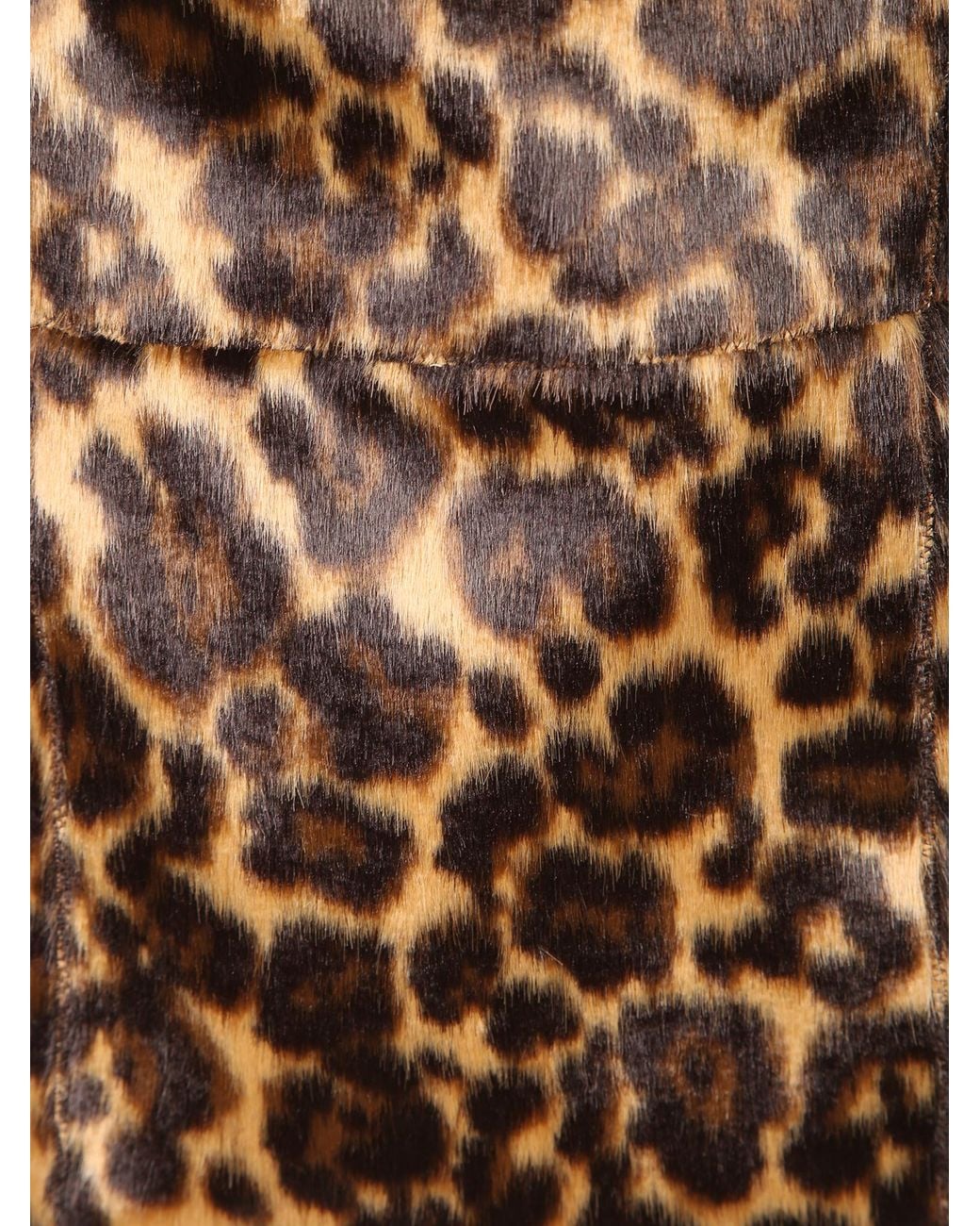 DARKPARK Brown Leopard-Print Sleeveless Crewneck Top