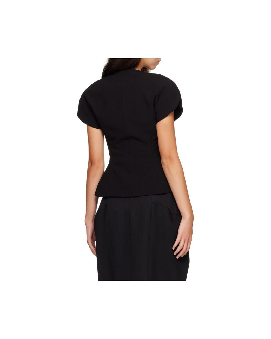Jacquemus Black The Palmier Fitted Jacket