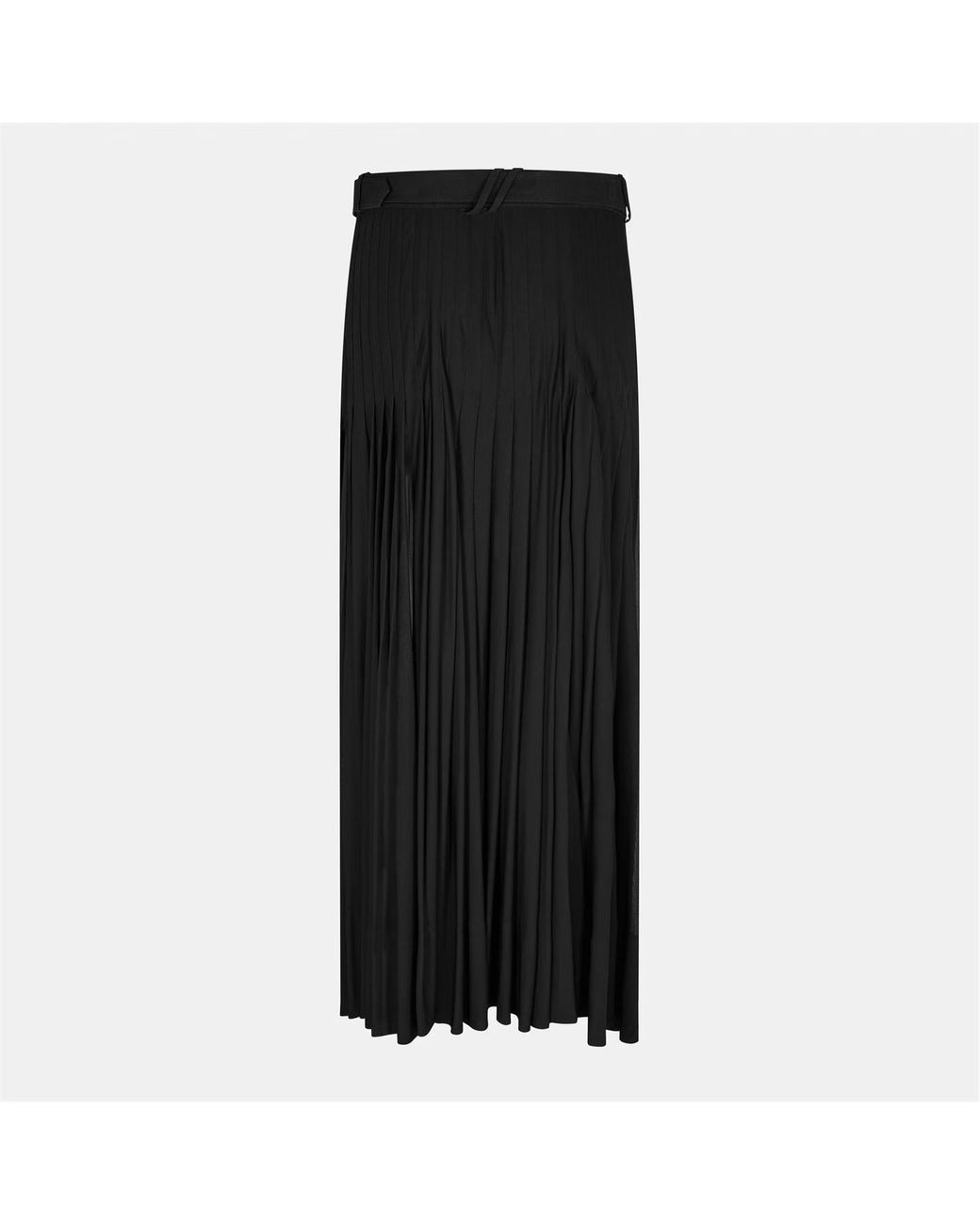 Burberry Black Pleat Blk Skirt