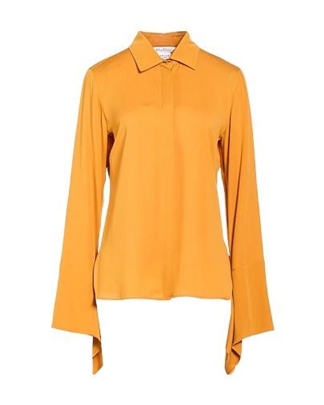 Max Mara Orange Plain Colour Shirts