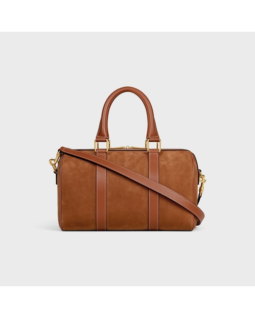 Céline Brown Medium Boston Shoulder Bag
