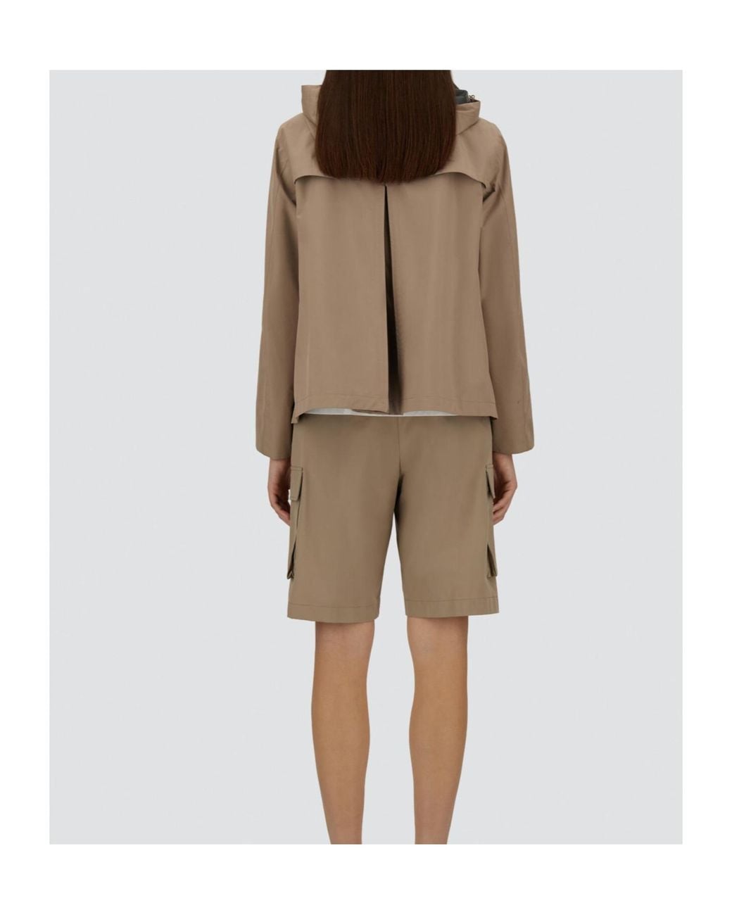 Herno Brown Long-Sleeved Casual Jacket