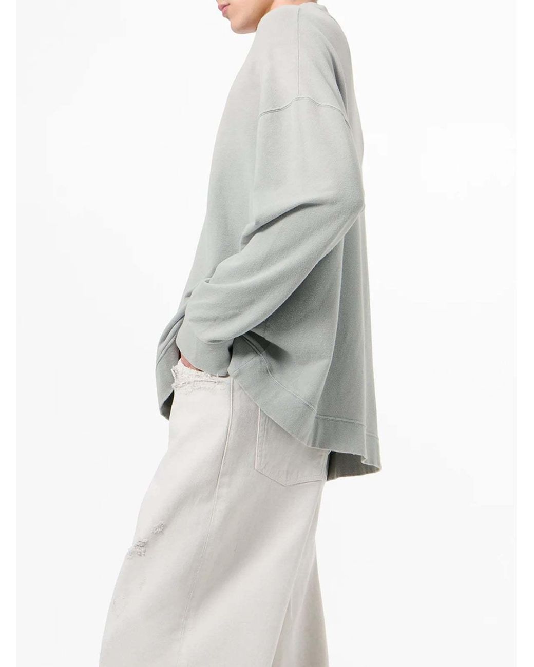 Our Legacy Gray Long-Sleeve Sweatshirt for men