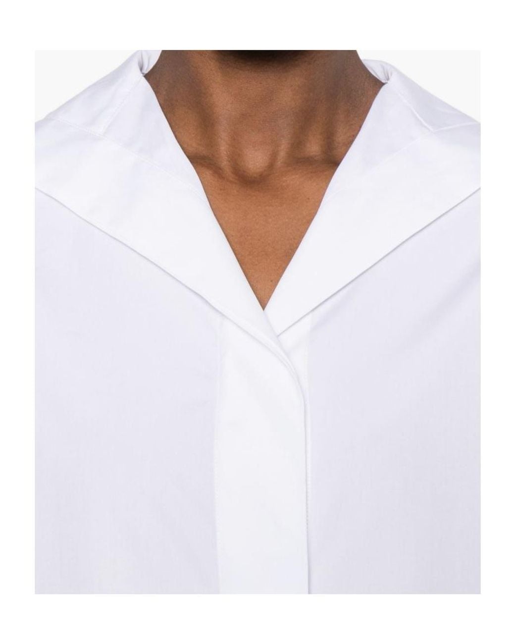 Totême White Long-Sleeved Shirt