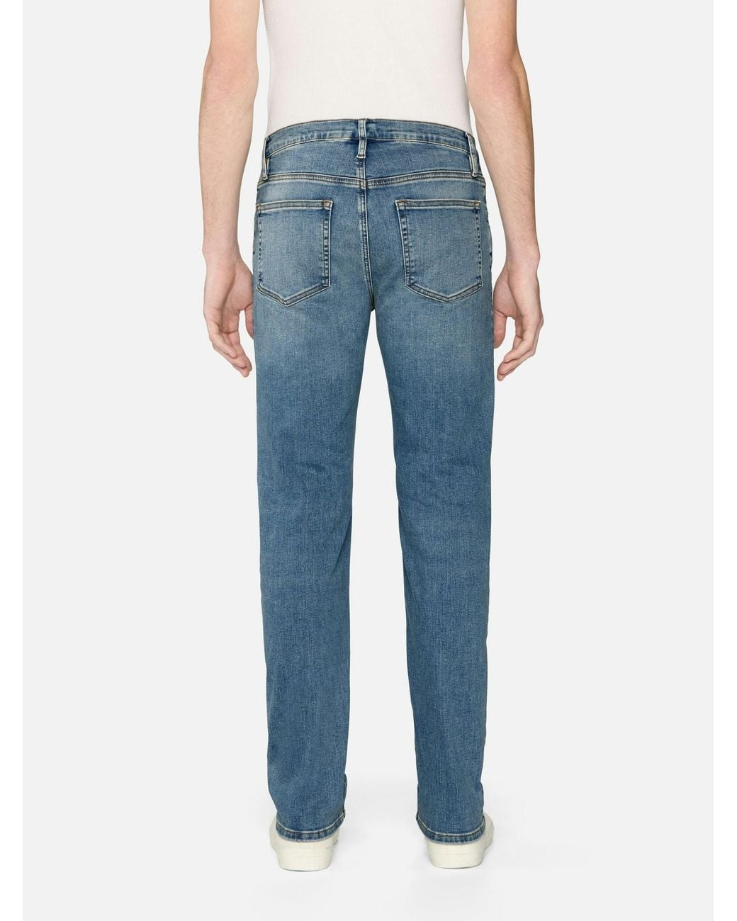 FRAME Blue Jeans With Belt Loops for men