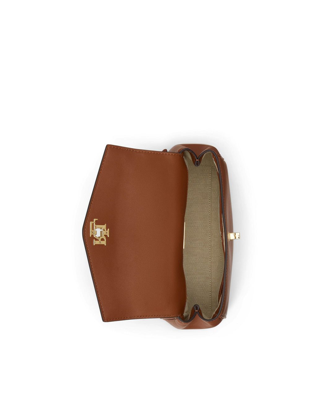 Ralph Lauren Brown Top Handle Bag