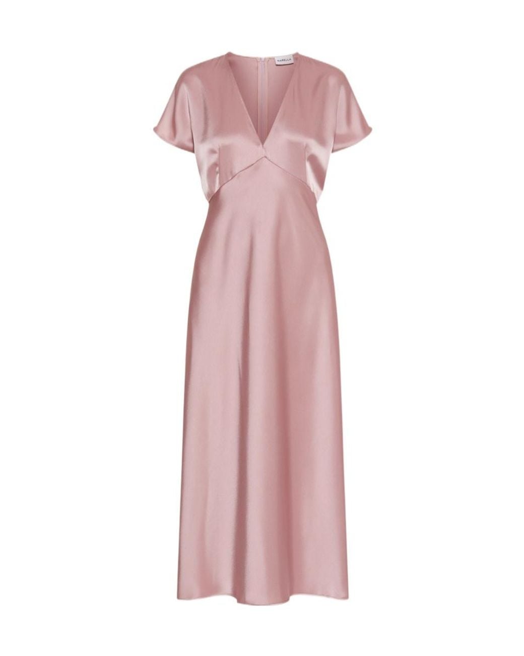 Marella Pink Satin Dress