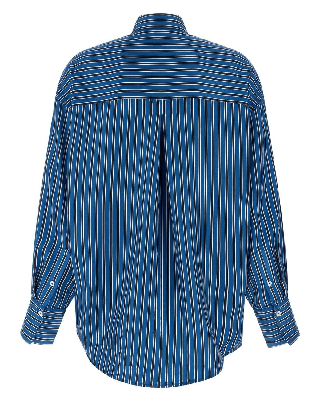 Totême Blue Totême Oversized Striped Shirt