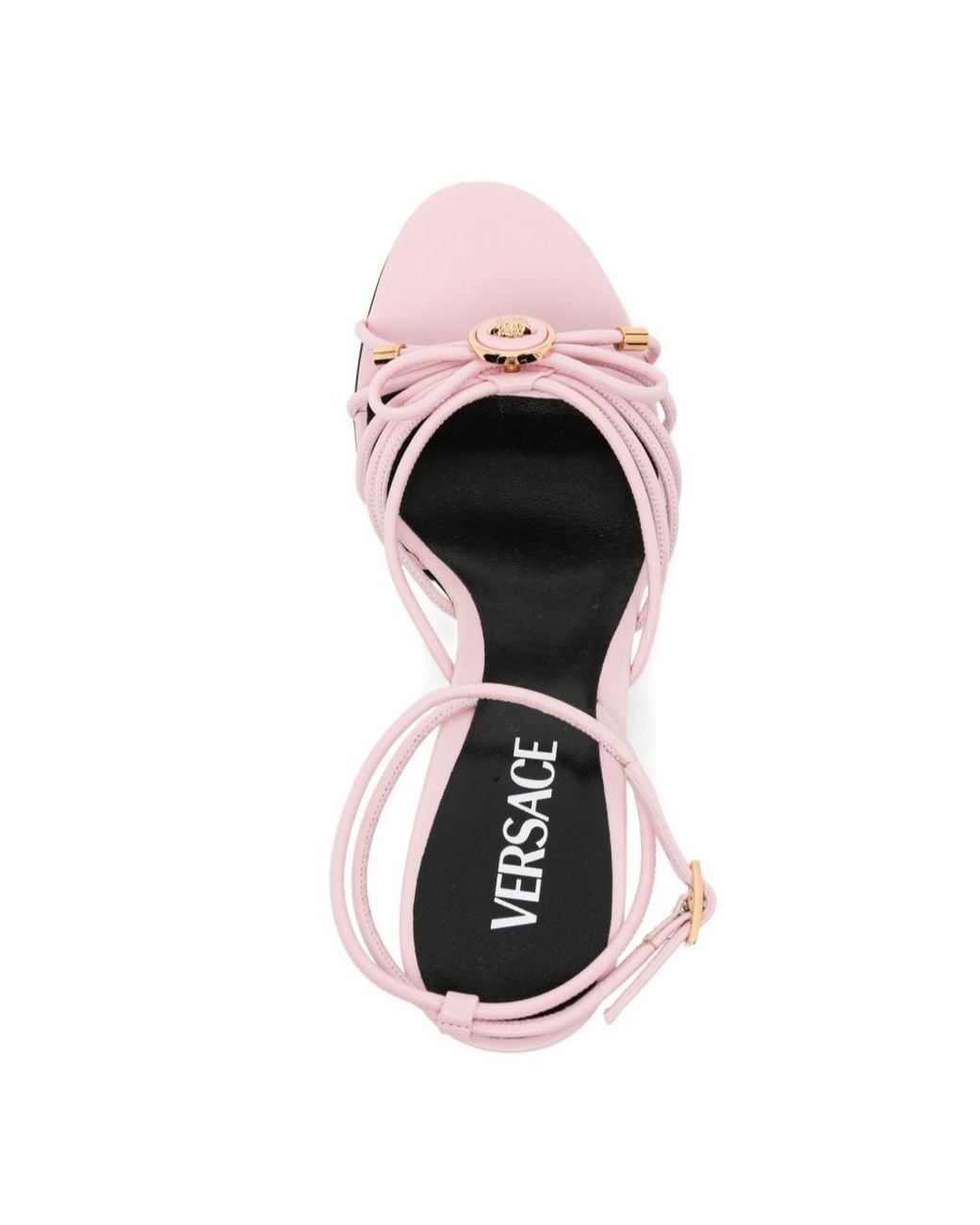 Versace Pink Opera Bow Sandals