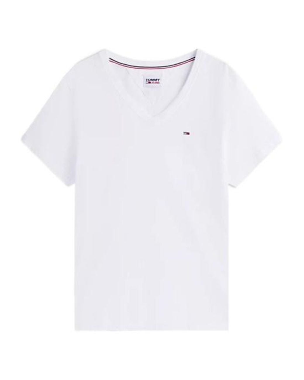 Tommy Hilfiger White V-Neck T-Shirt for men