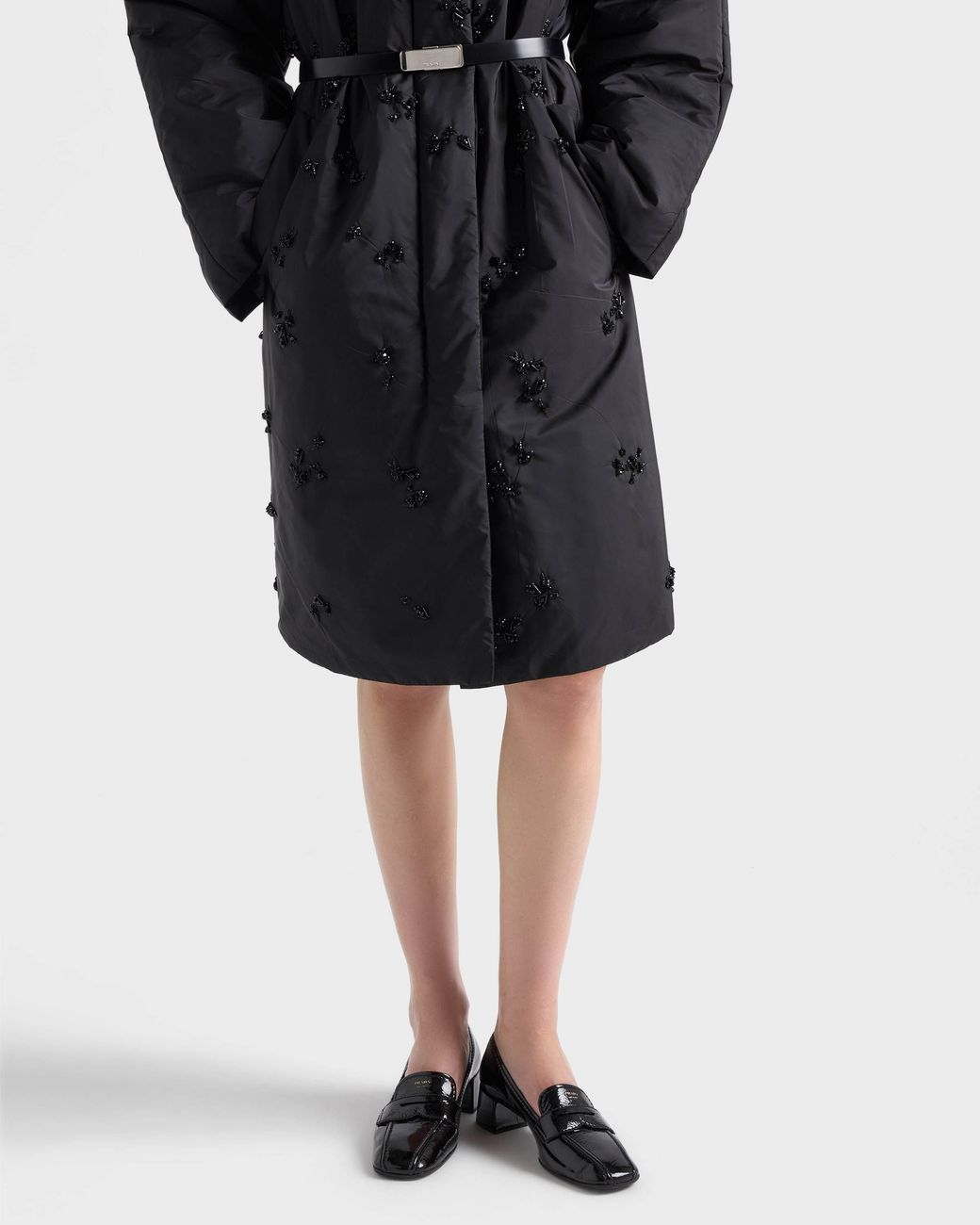 Prada Black Patent Leather Loafers
