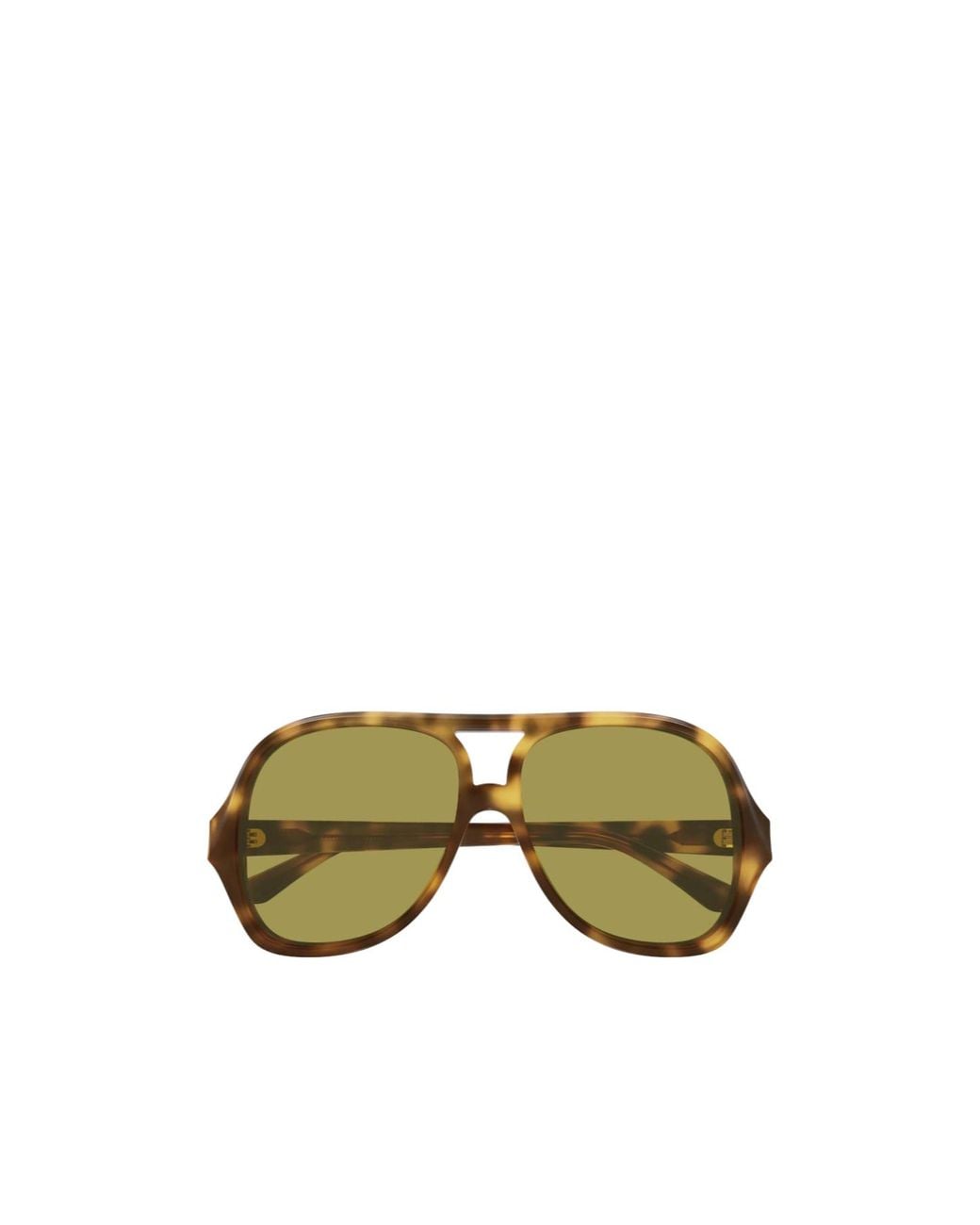 Chloé Green Aviator Sunglasses