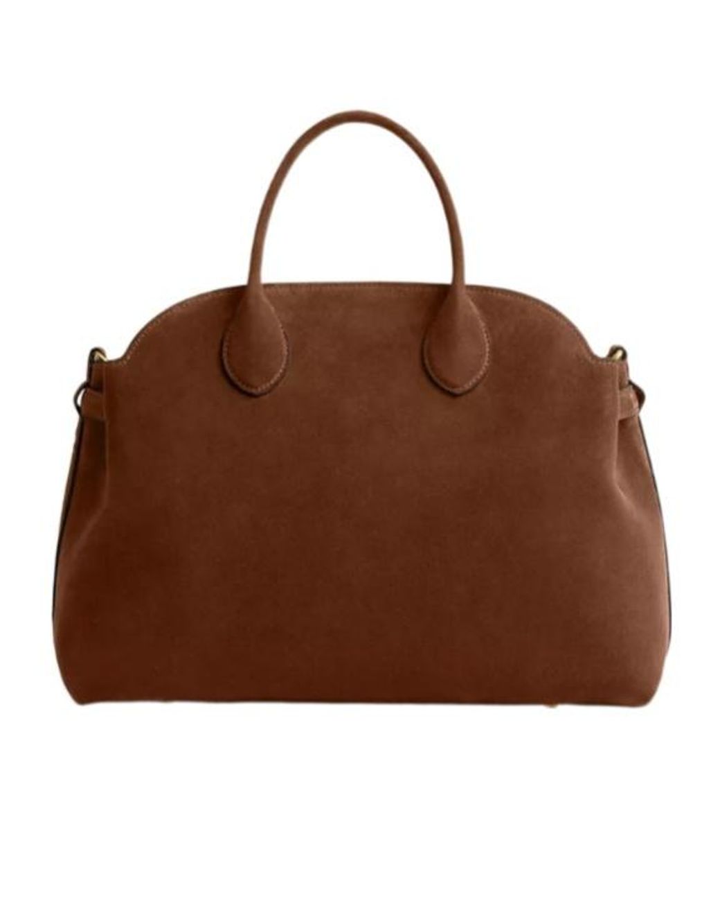 COACH Brown Empire Carryall 40 Soft Clutch Bag