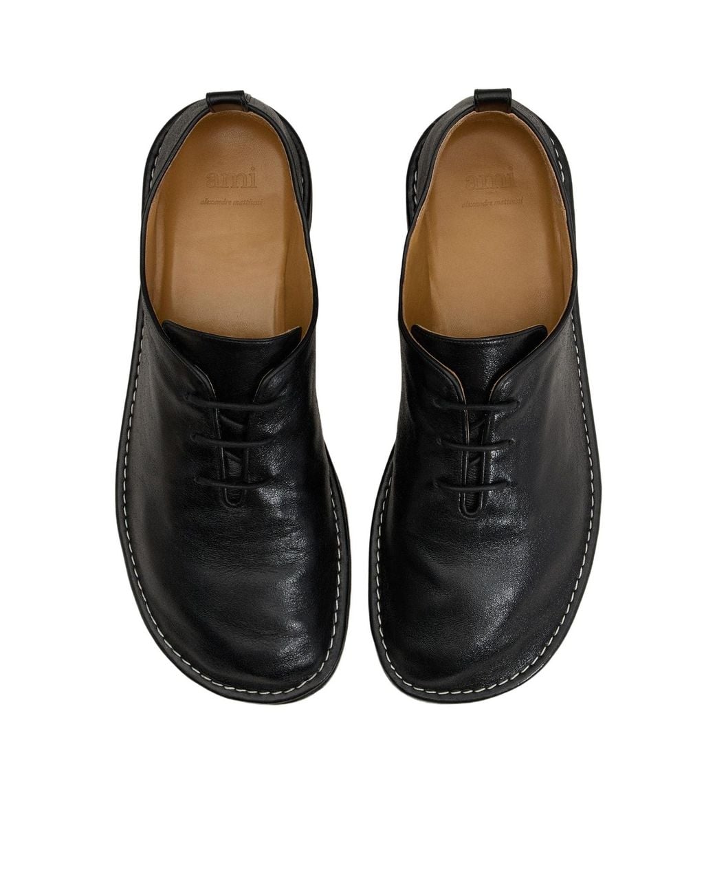 AMI Black Midi One Cut Shoes