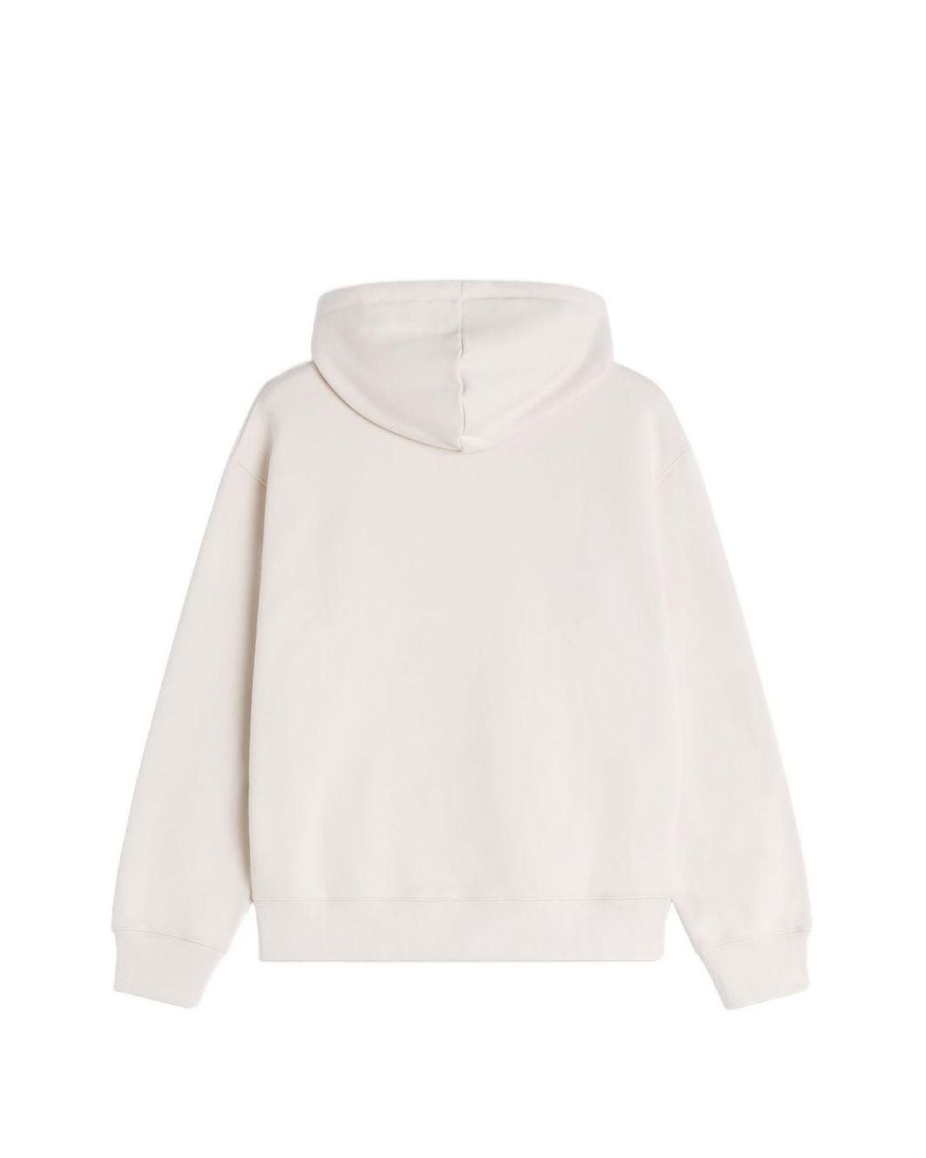 Maison Kitsuné White Maison Kitsuné Fox Patch Hoodie for men