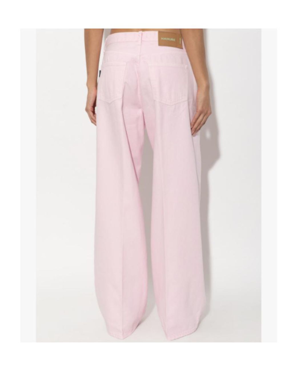 Haikure Pink Bethany Wide-Leg Jeans