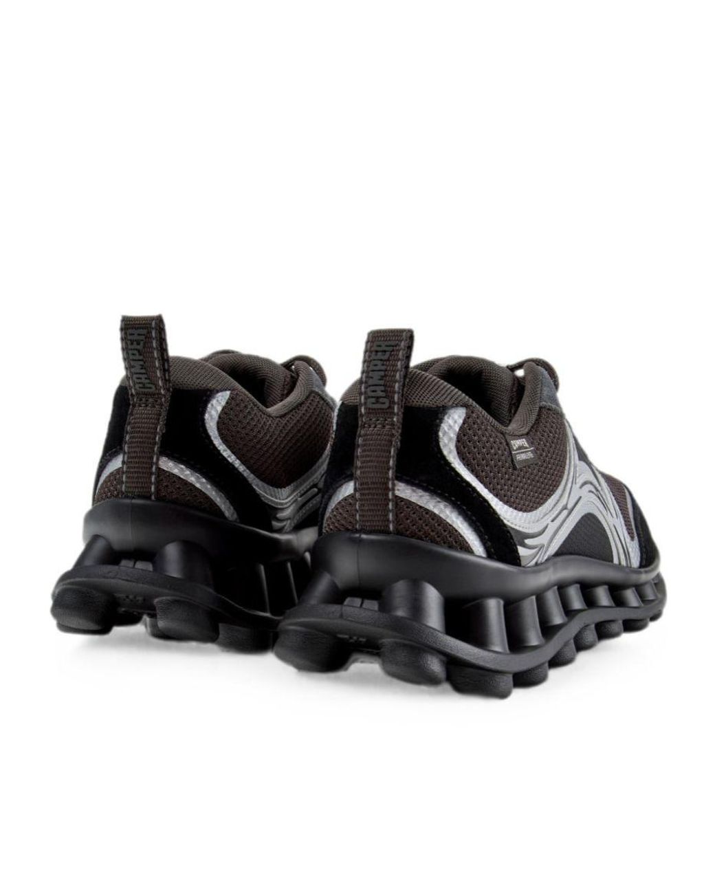 Camper Black Round Toe Lace-Up Sneakers for men