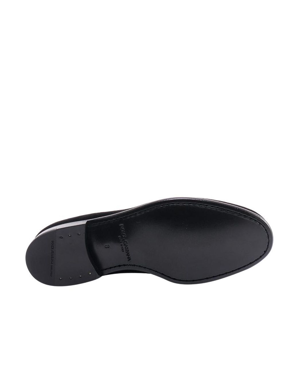 Dolce & Gabbana Black Velvet Embroidered Slip-On Loafers for men