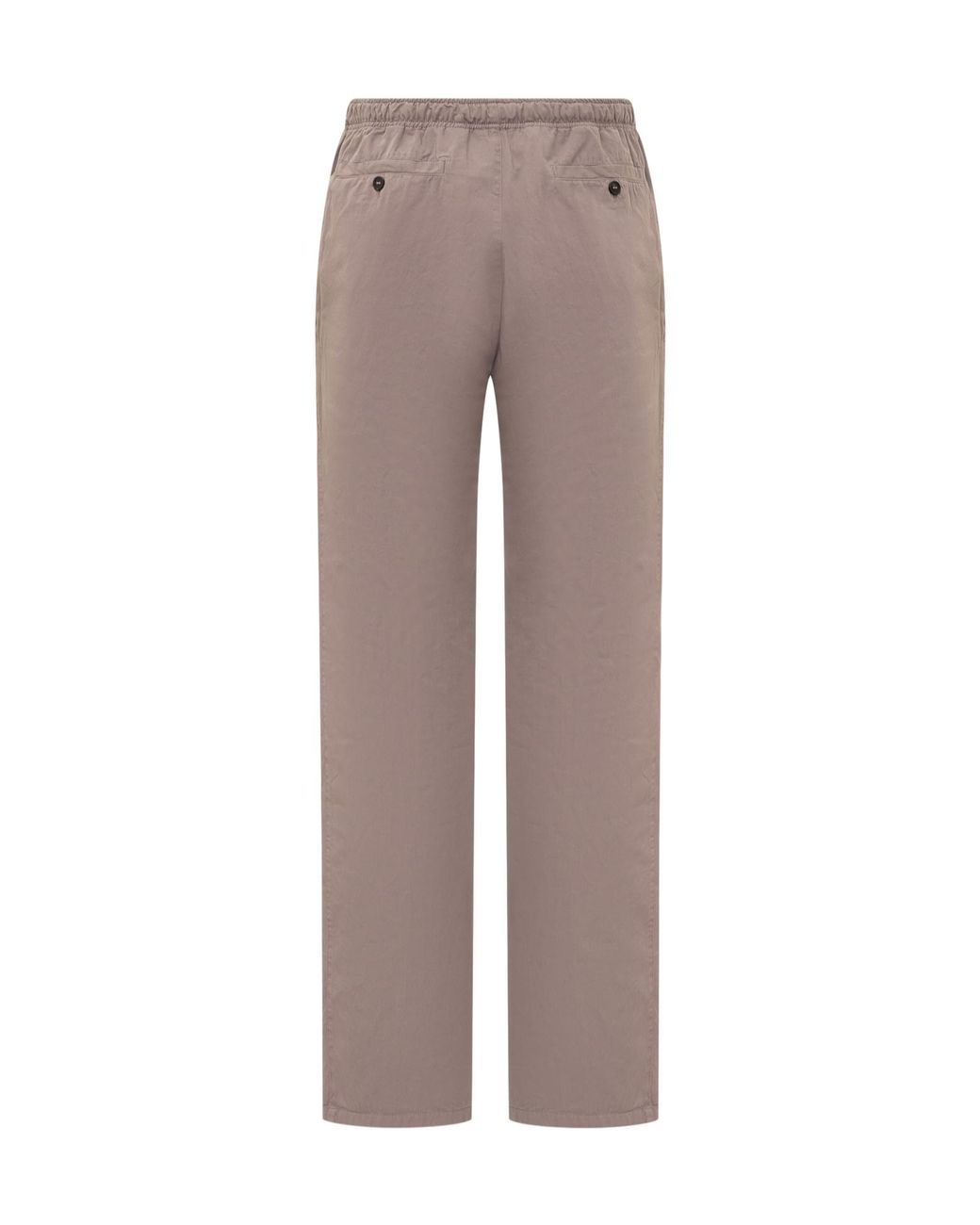 Palm Angels Gray Logo Embroidered Drawstring Pants for men
