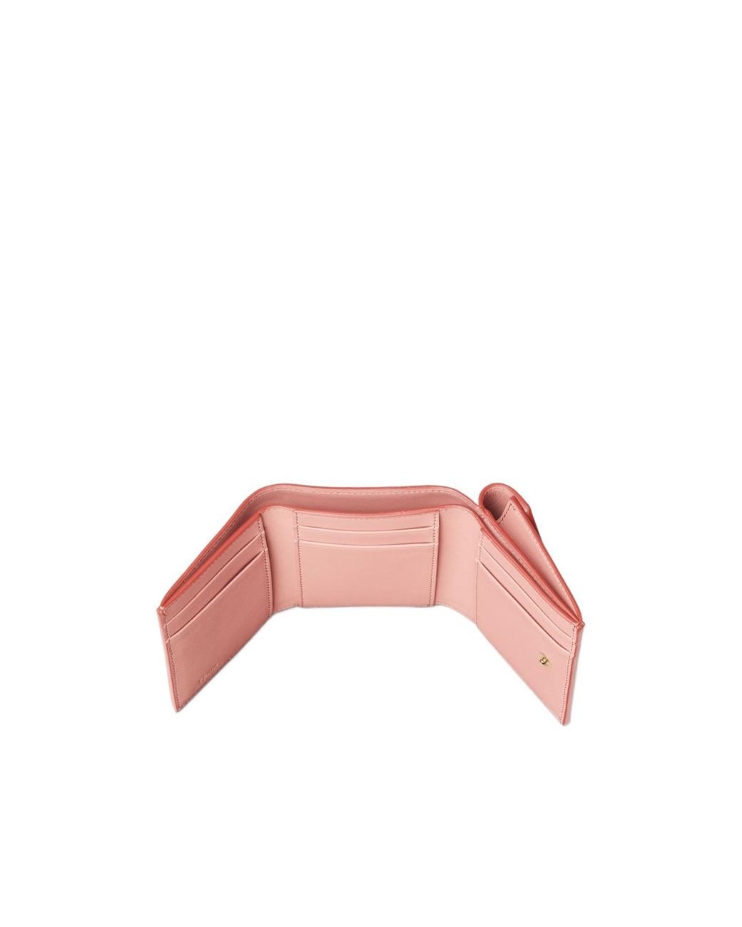Fendi Pink Ff Diamonds Tri-Fold Wallet