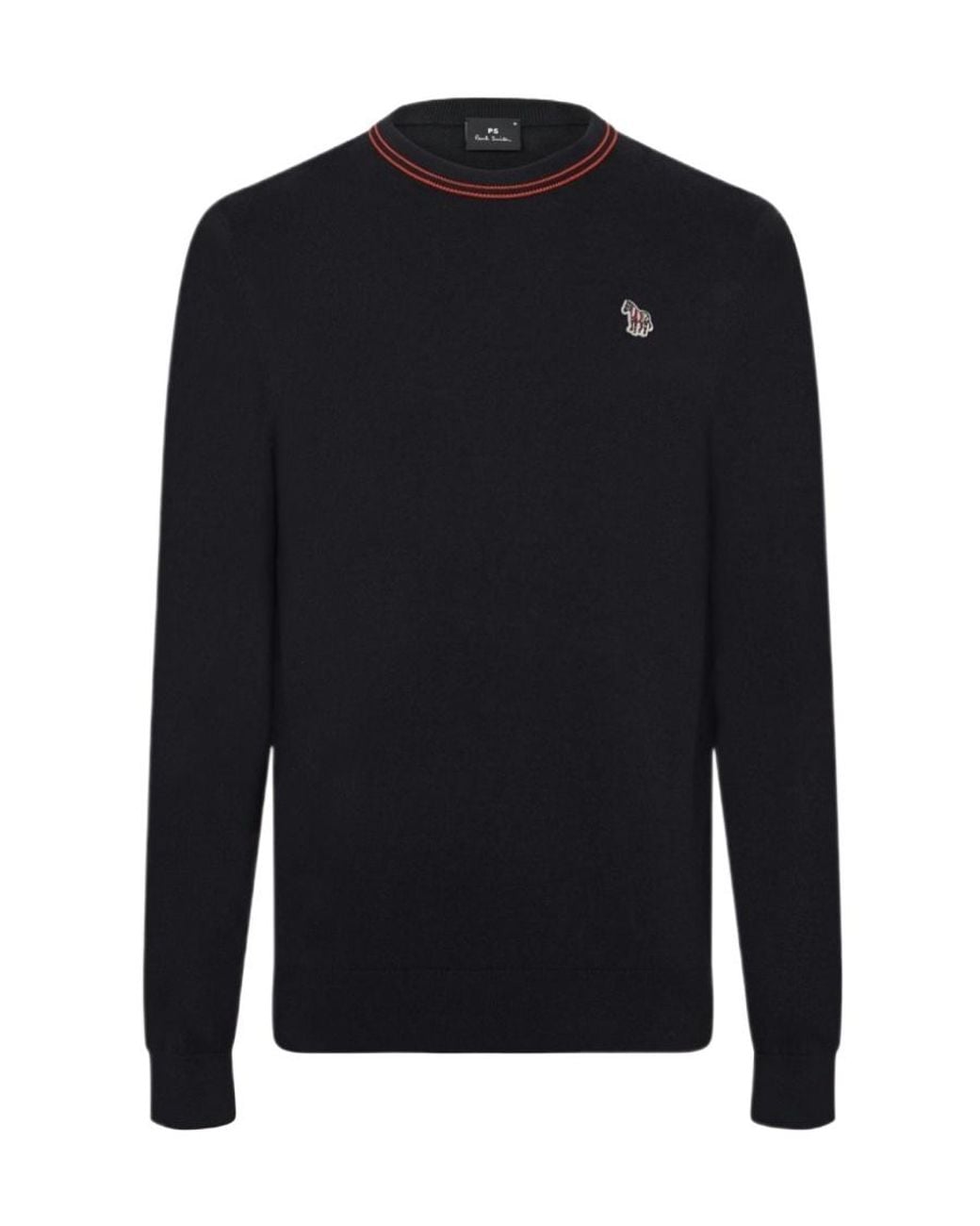 Paul Smith Blue Round-Collar And Long-Sleeved Sweater for men