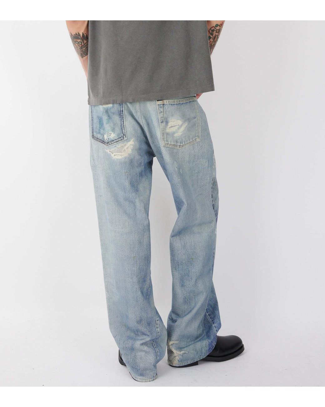 Our Legacy Blue Jeans With Belt Loops for men