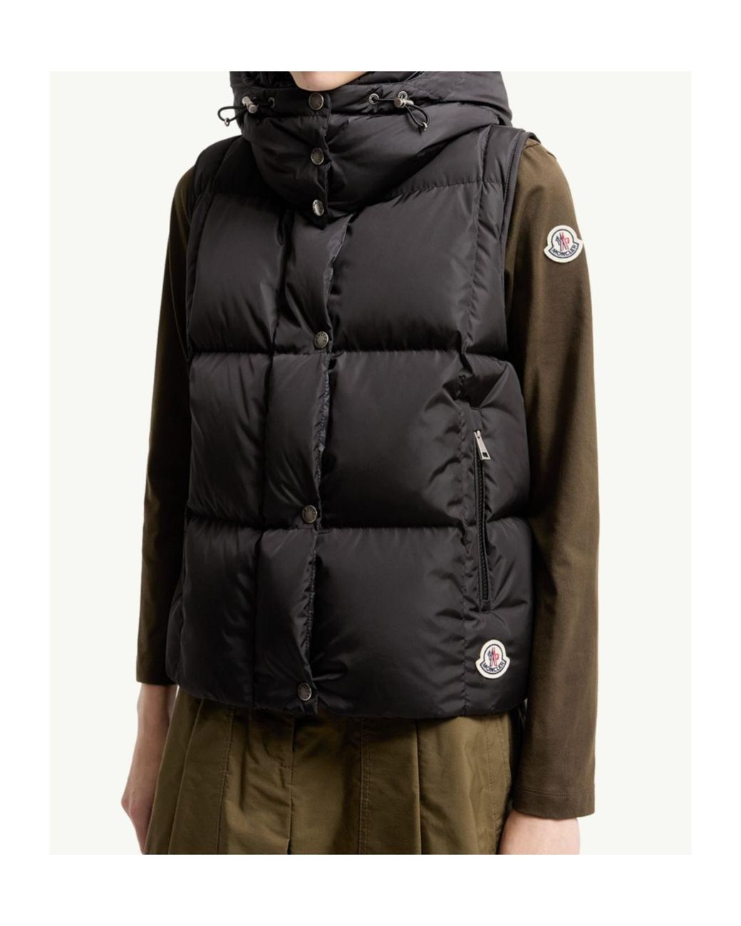 Moncler Black Macareux Down Vest