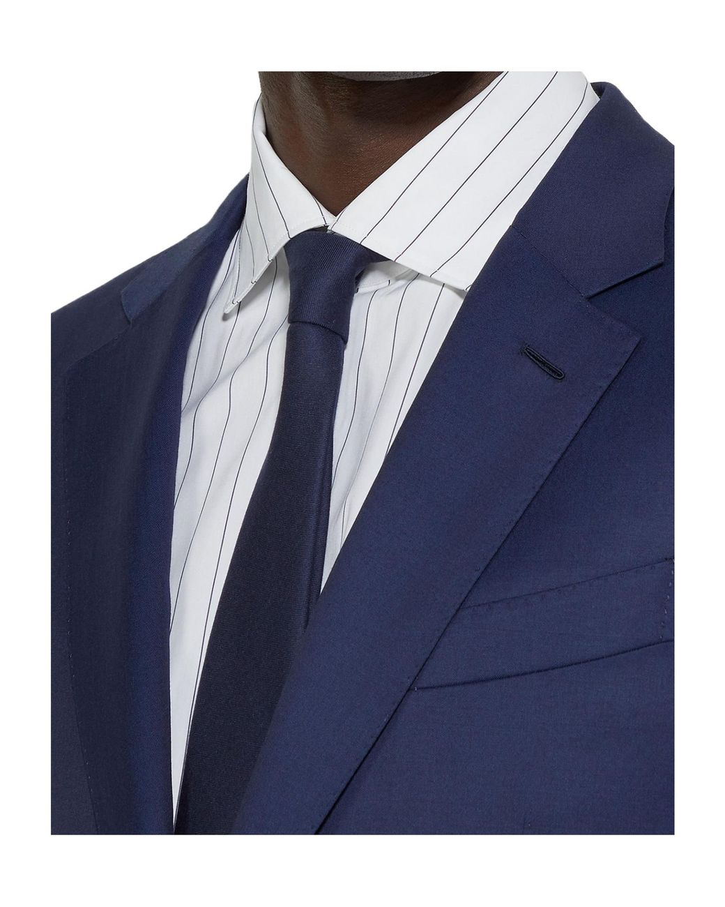 Zegna Blue Single-Breasted Centoventimila Suit for men