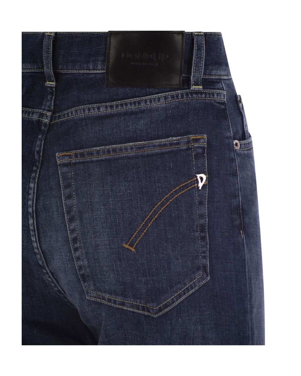 Dondup Blue Amber Wide-Leg Jeans