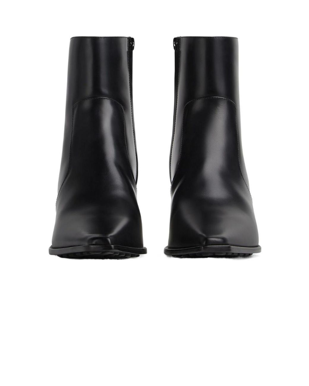 Bottega Veneta Black Tex Ankle Boots