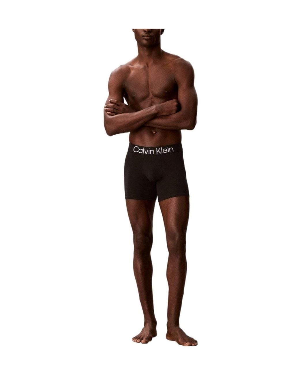 Calvin Klein Black Solid Color Single Boxer for men