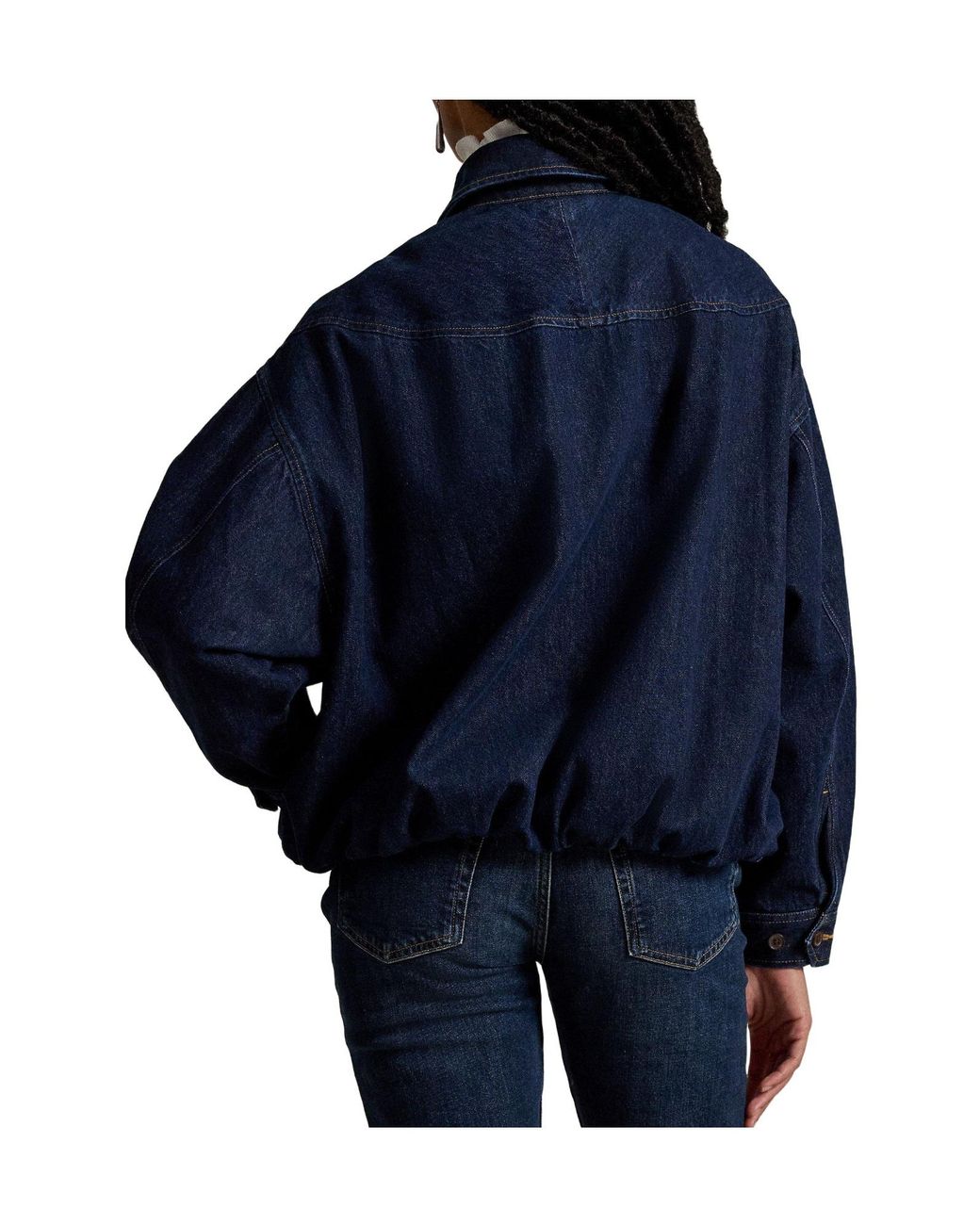 Polo Ralph Lauren Blue Wash Collared Zipup Denim Jacket