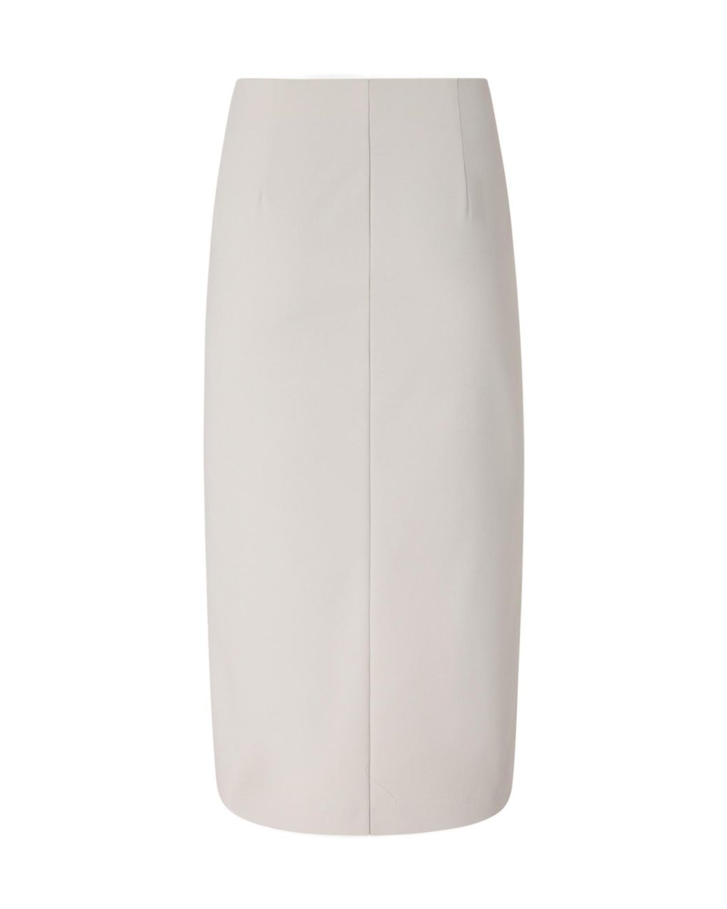 Pinko White Button-Detail Skirt
