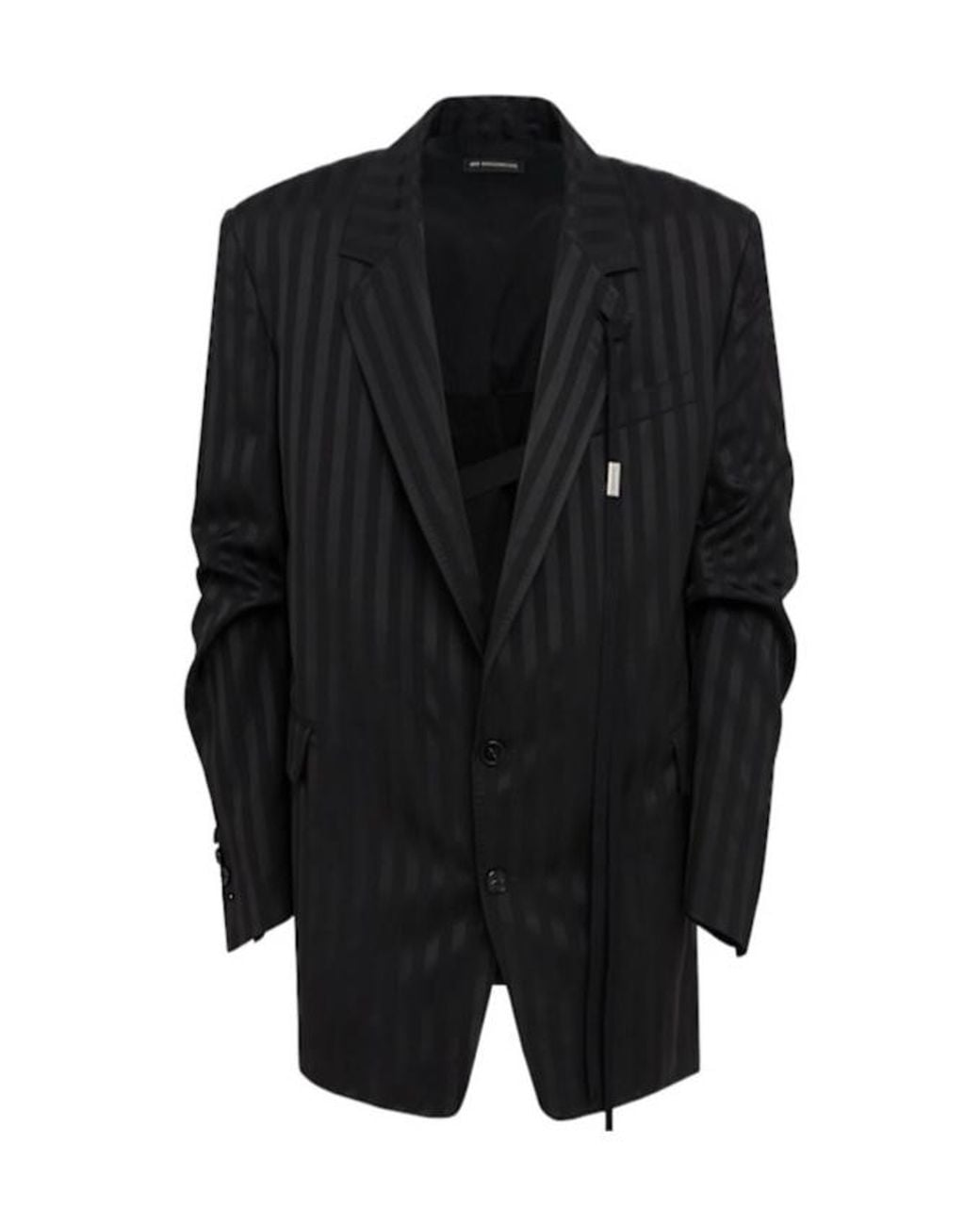 Ann Demeulemeester Black Anthoon High Comfort Tailored Jacket for men