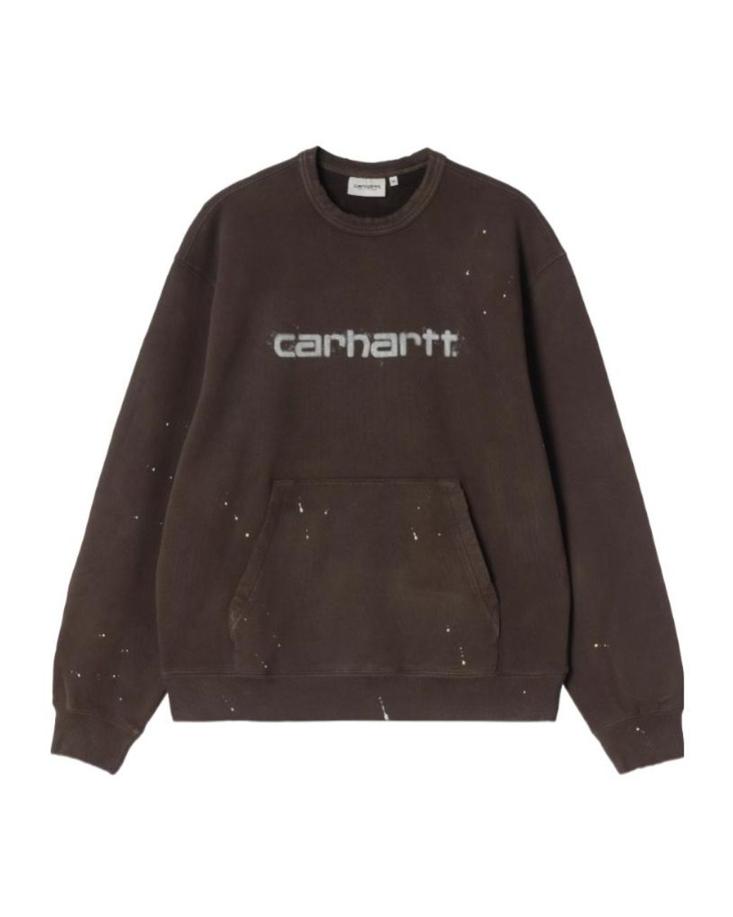 Carhartt Brown Painter Logo Printed Sweatshirt for men