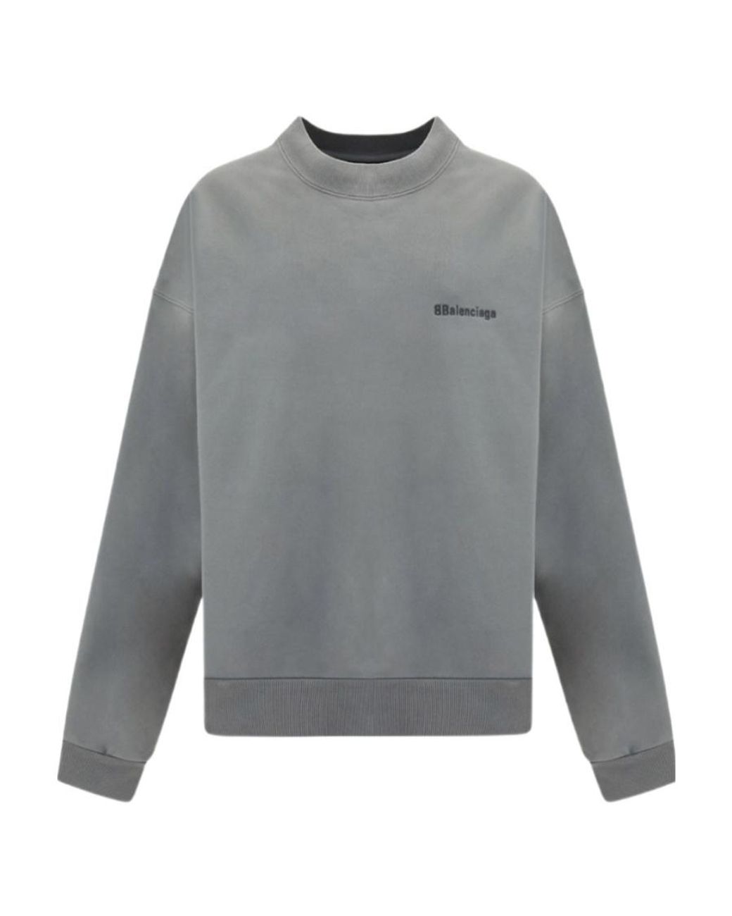Balenciaga Gray Logo Pullover