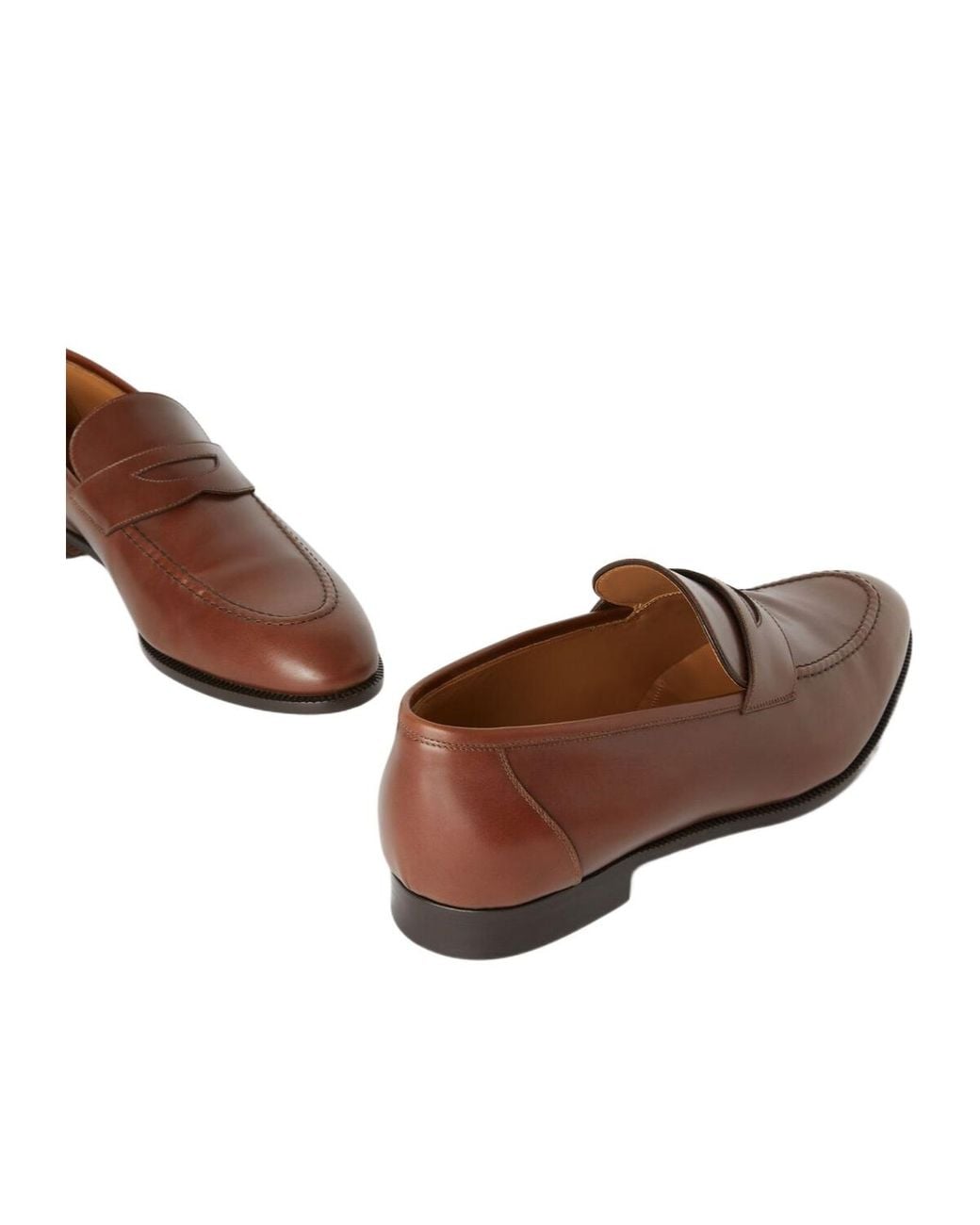 Loro Piana Brown Sergio Loafers for men
