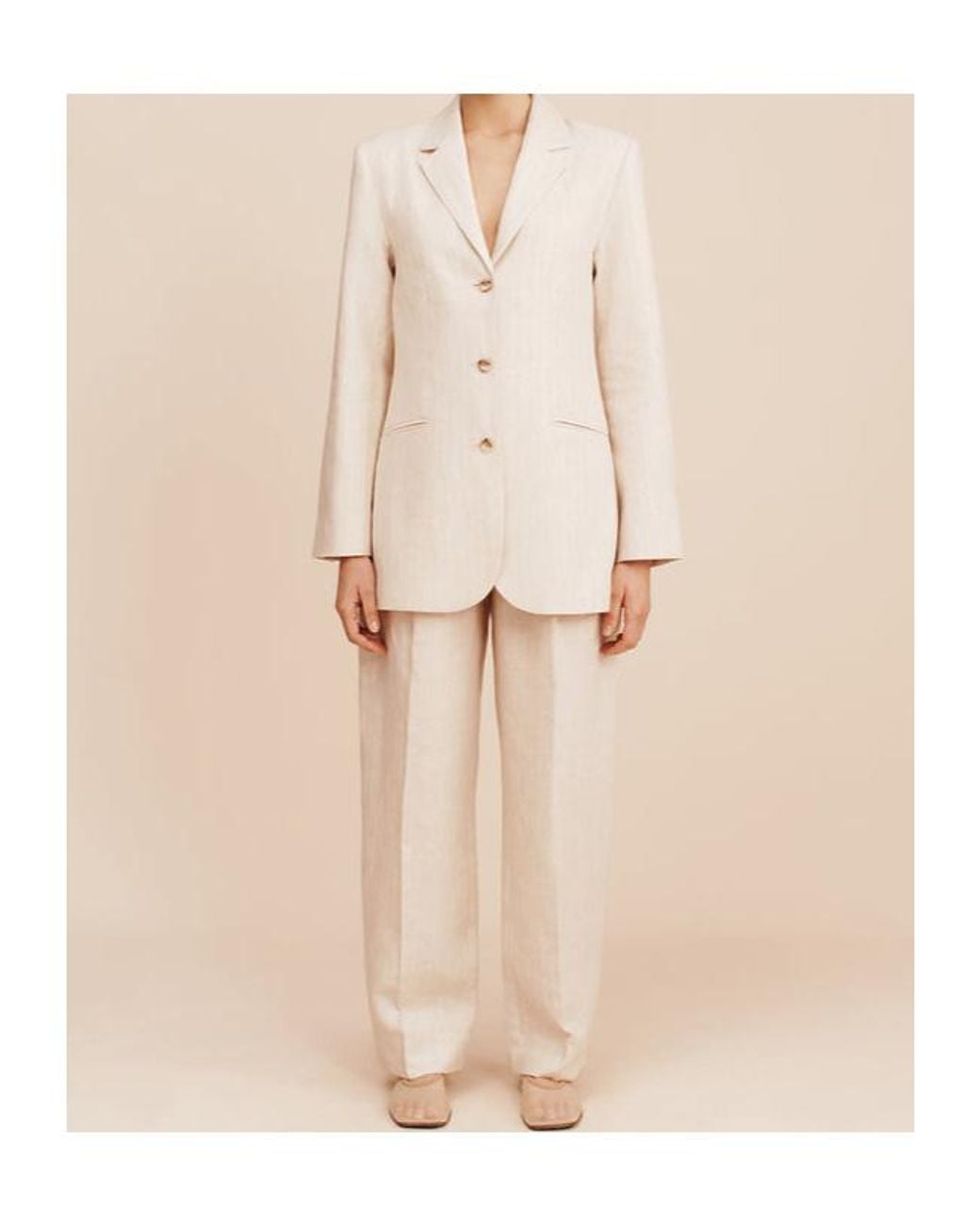 Posse Natural Leon Pinstripe Jacket