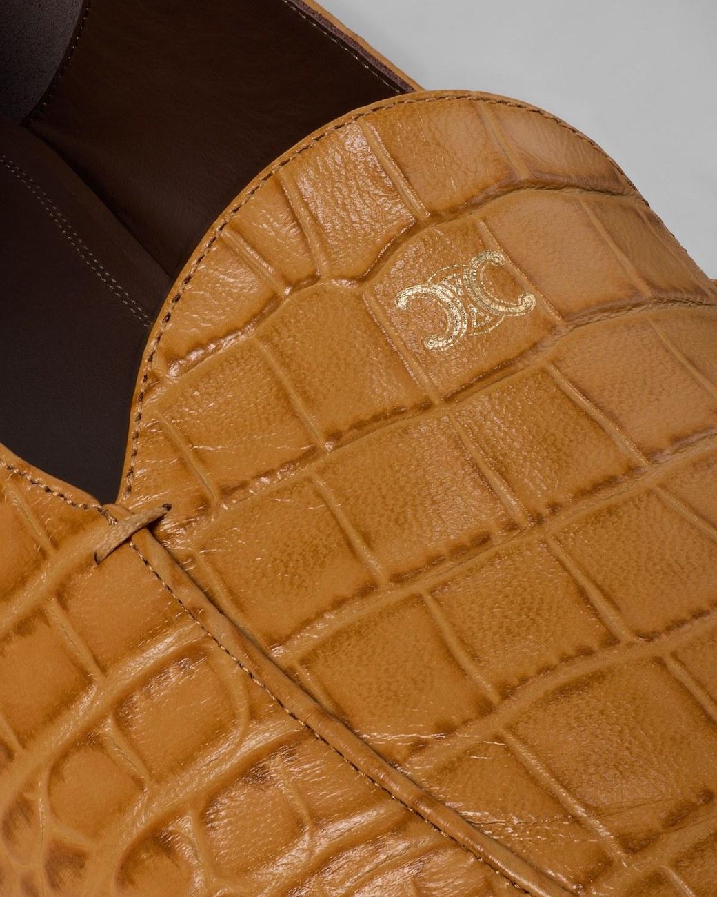 Céline Brown Aura Loafers