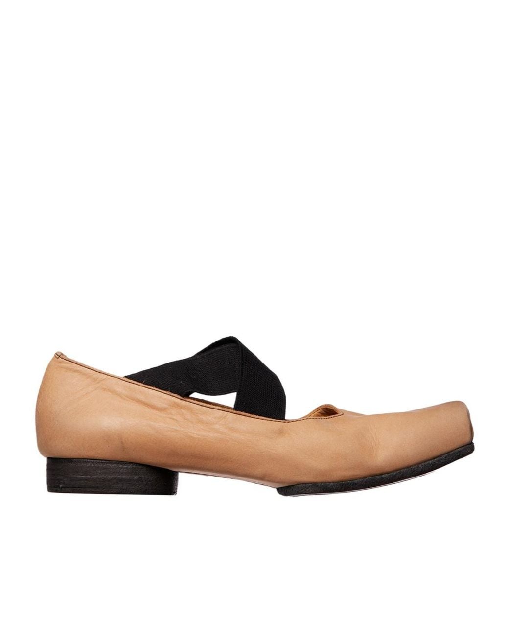 Uma Wang Natural Square-Toe 25Mm Suede Ballerina Shoes