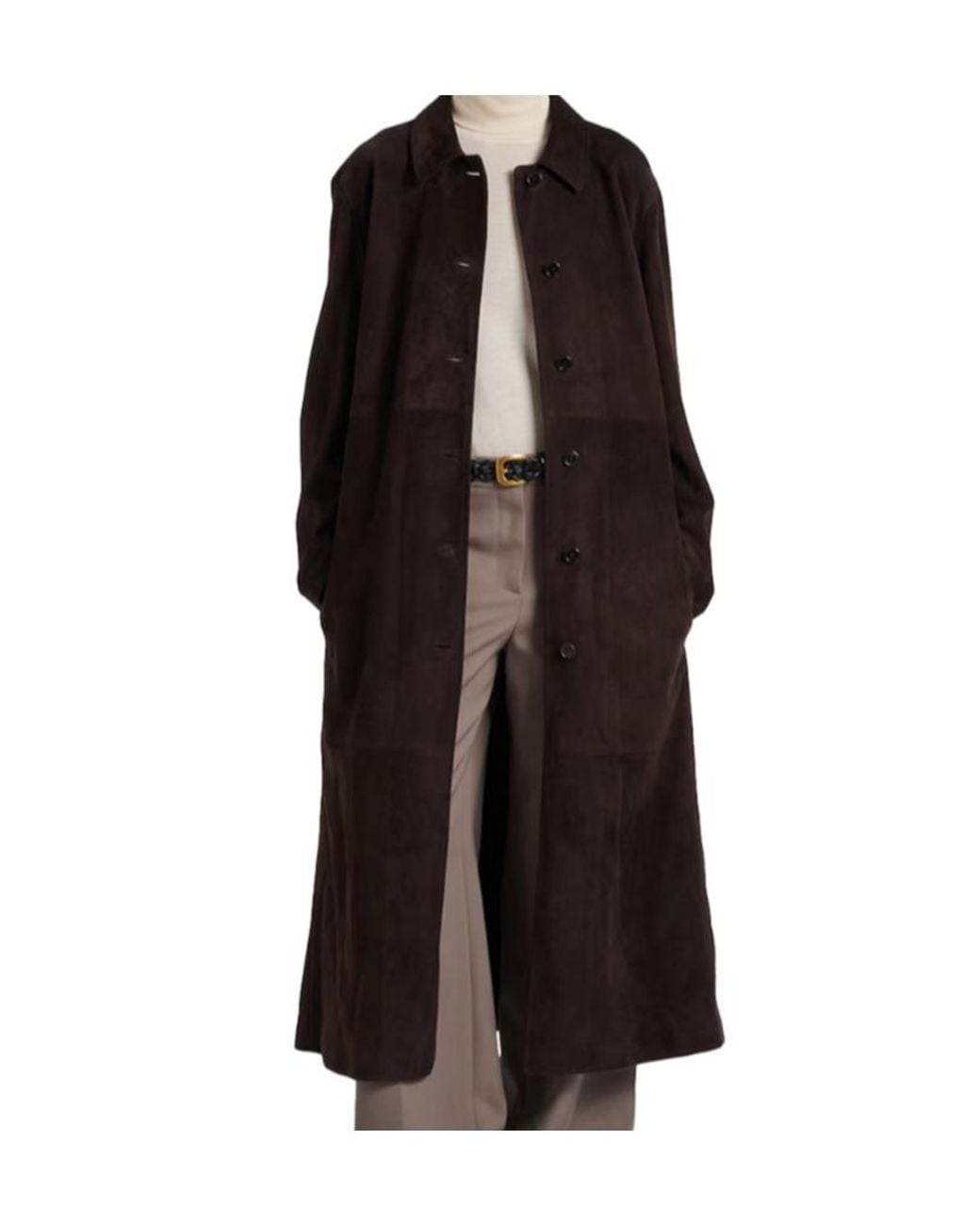 The Row Black Long-Sleeved Coat
