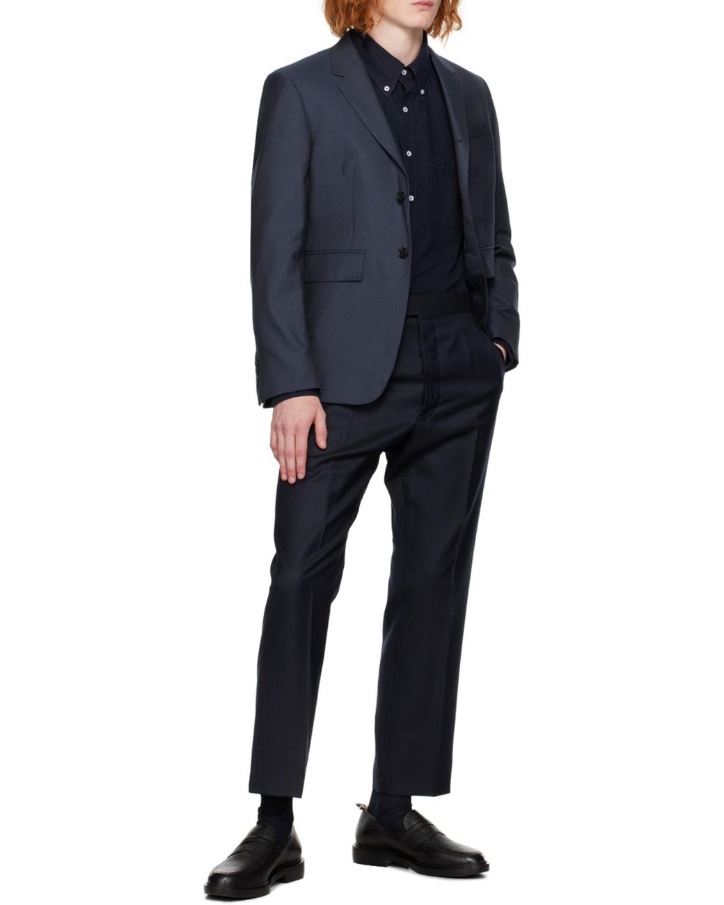 Thom Browne Blue Casual Shirts for men