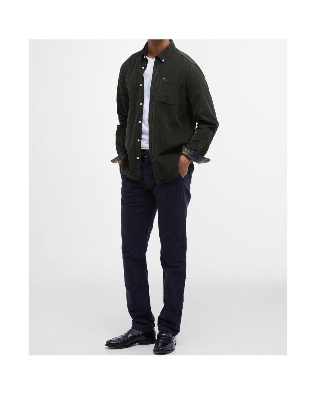Barbour Black Button-Down Shirt for men