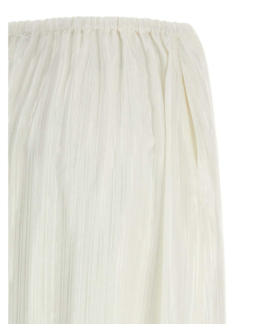 ROTATE BIRGER CHRISTENSEN White Striped Balloon Pants