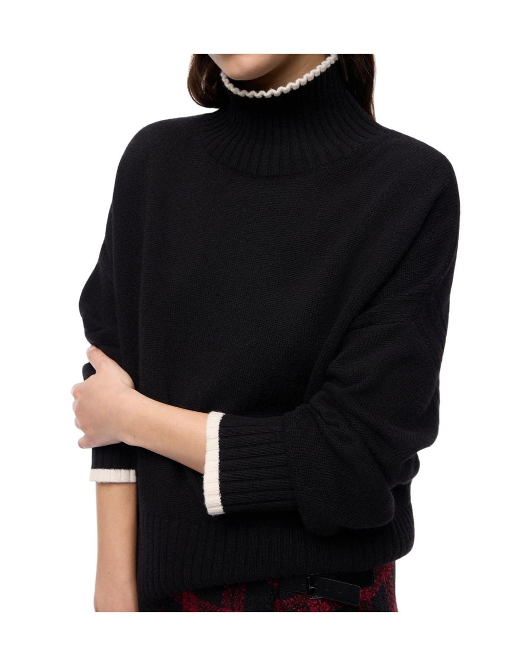 Pinko Black Turtleneck Jumper
