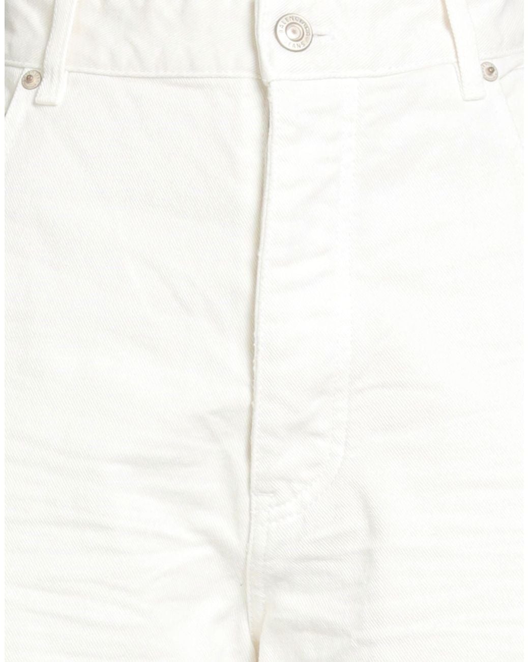 Balenciaga White Denim Trousers