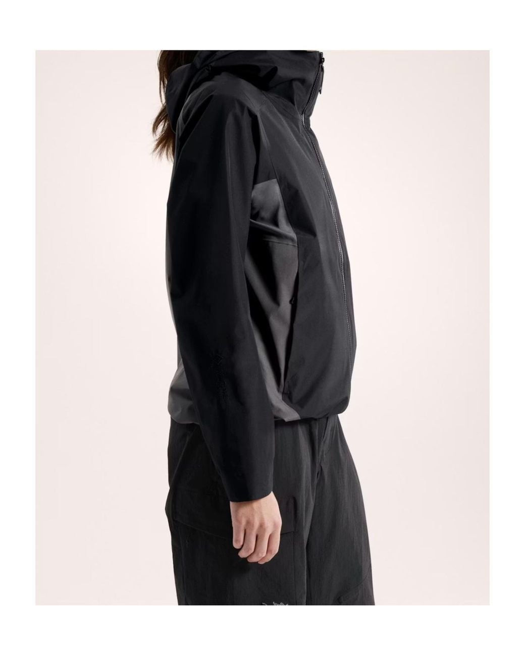 Arc'teryx Black Solano Hooded Jacket