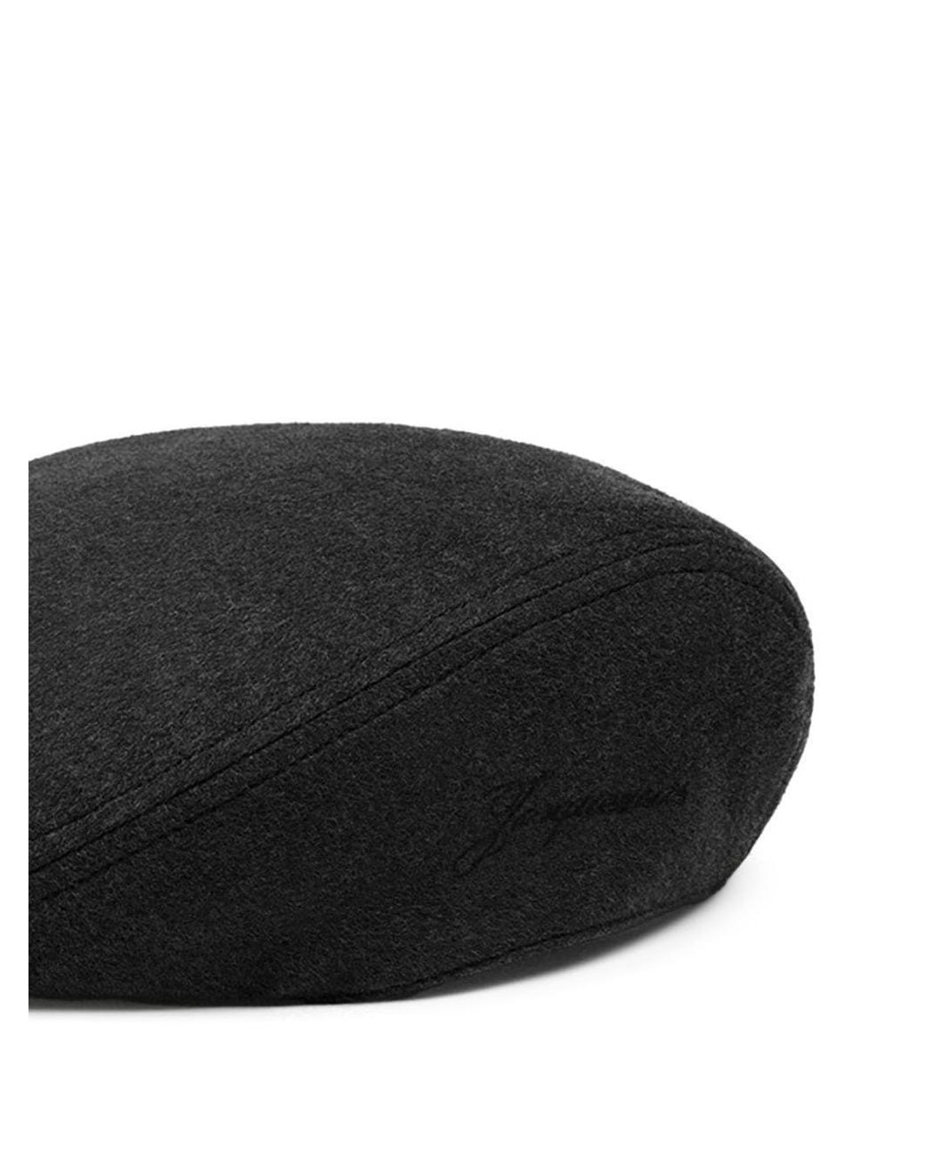 Jacquemus Black The Valérie Beret for men